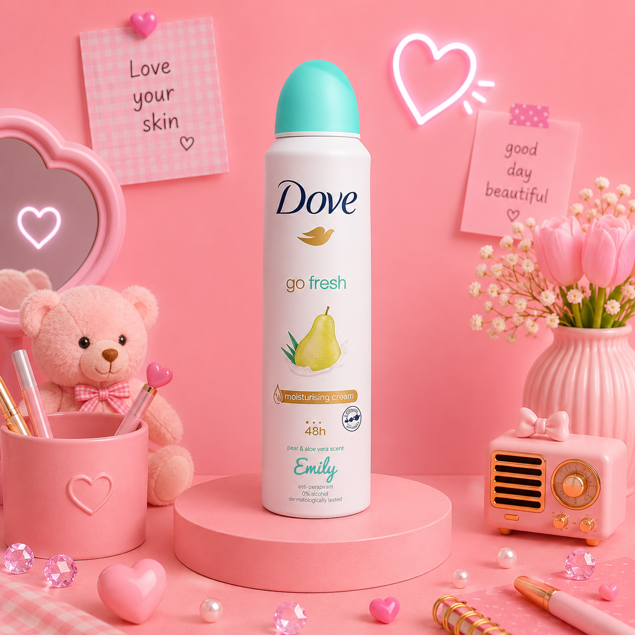 اسپری ضد تعریق داو DOVE زنانه رایحه گلابی🍐
