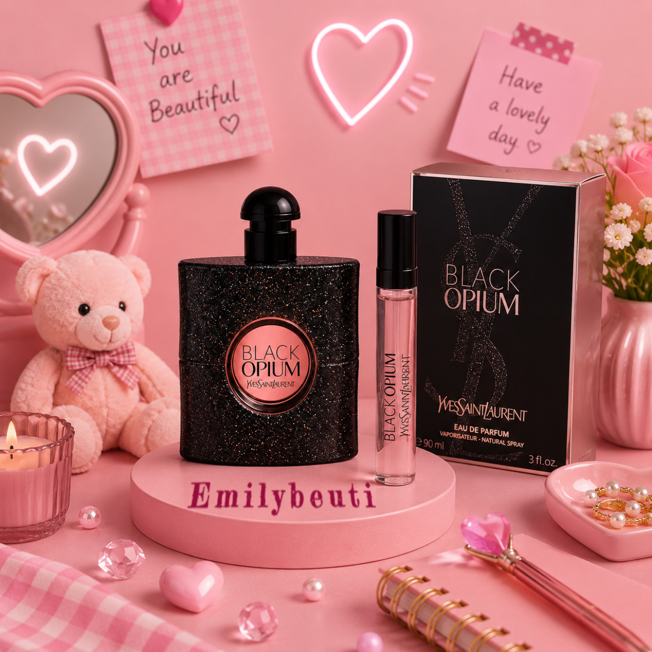 دکانت عطر بلک اوپیوم | YSL Black Opium 🎀
