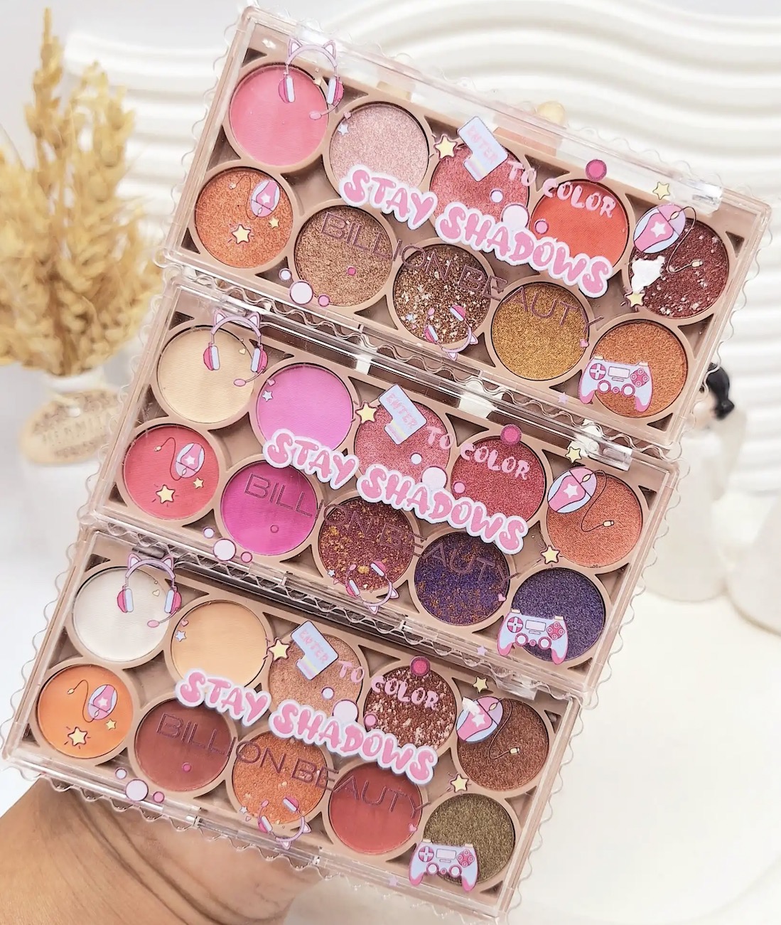 پالت سایه چشم 10 رنگ BILLION BEAUTY