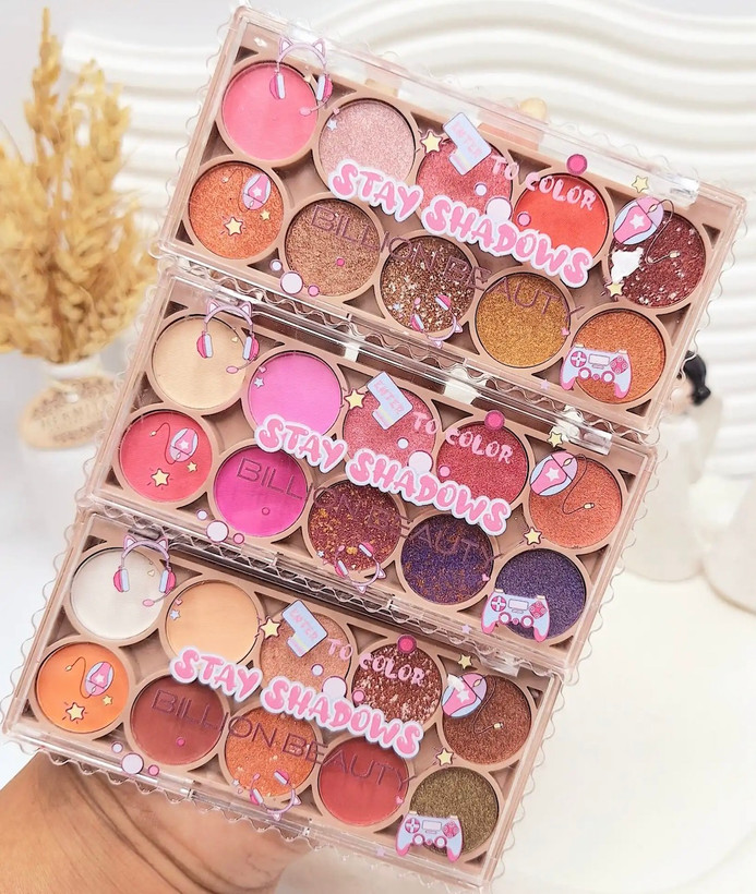 پالت سایه چشم 10 رنگ BILLION BEAUTY